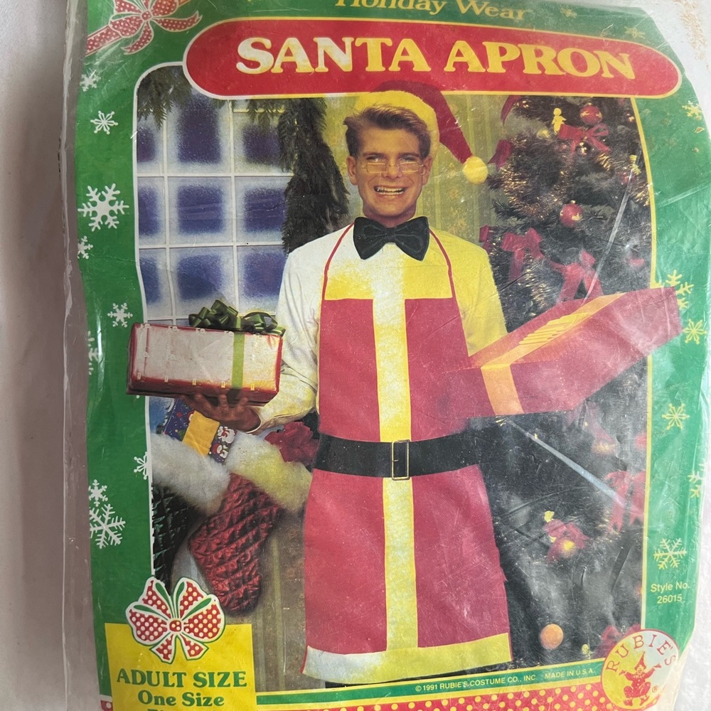 Santa hat & apron made of felt